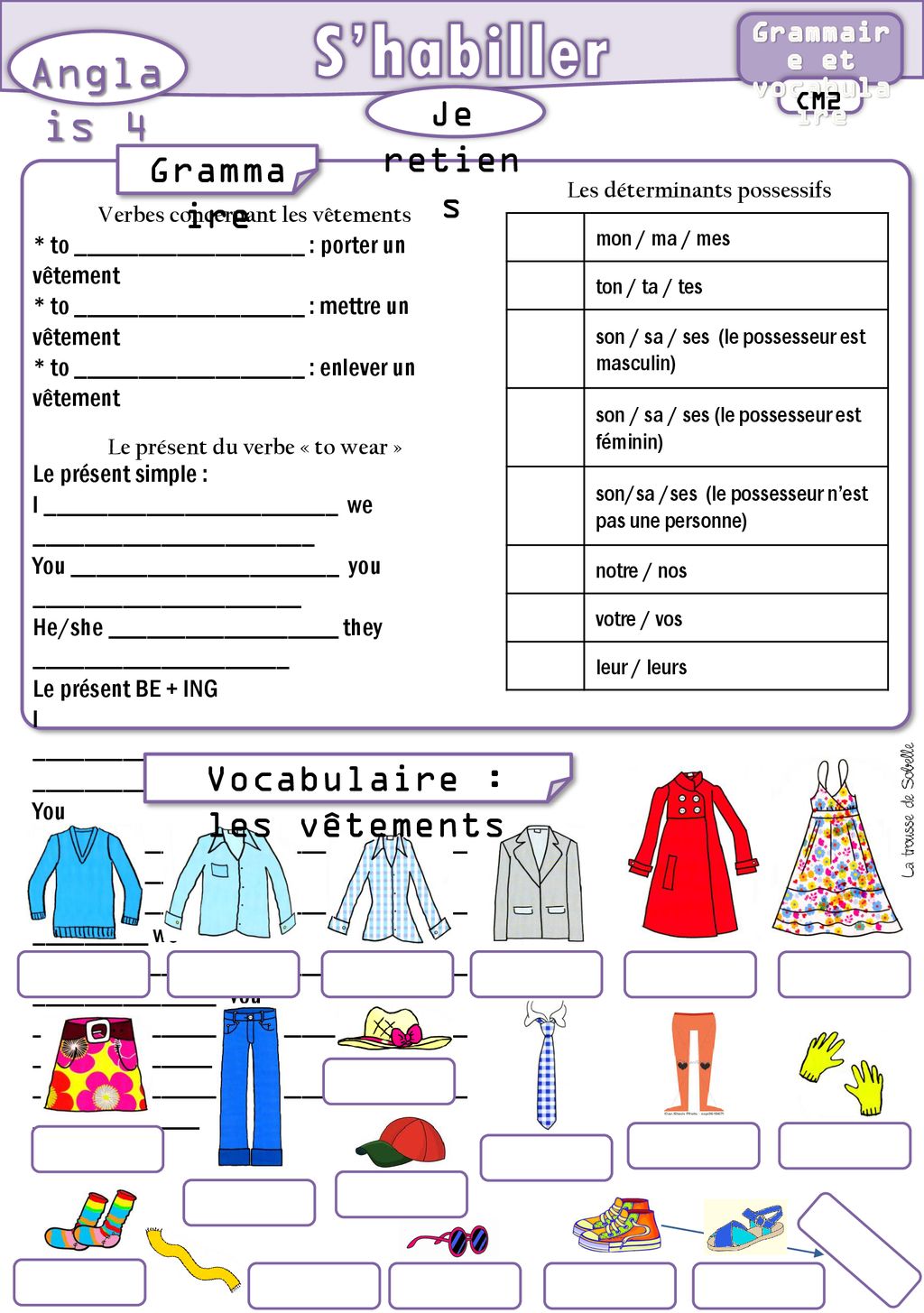 Les habilles en discount anglais